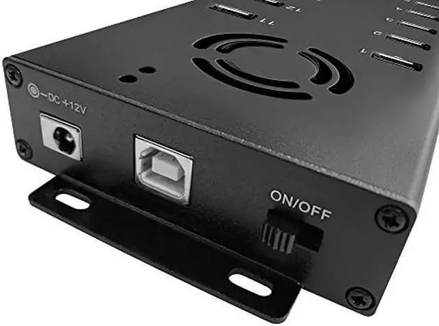 Alt view image 3 of 5 - UHPPOTE Industrial Grade 20 Port USB2.0 Hub Charger Data Sync and Charging Station