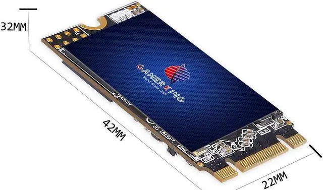 Alt view image 2 of 5 - GAMERKING SSD M.2 2242 1TB NGFF Internal Solid State Drive High Performance Hard Drive for Desktop Laptop SATA III 6Gb/s M2 SSD (1TB, M.2 2242)