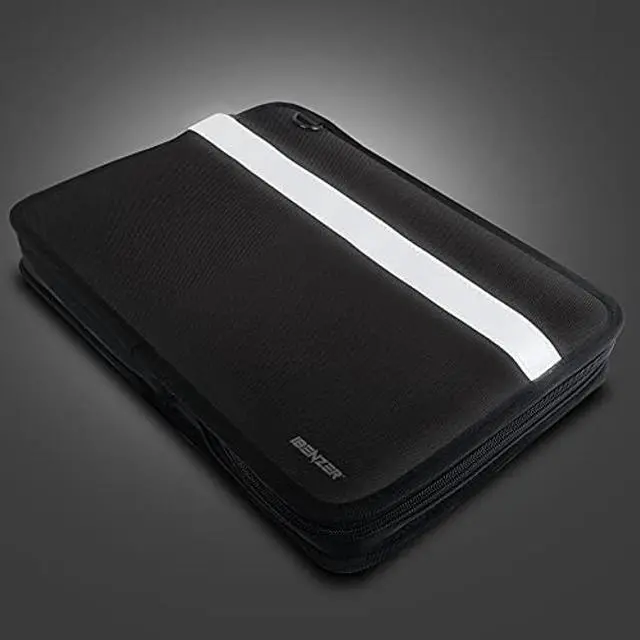 Alt view image 3 of 5 - IBENZER 11 Inch Shockproof Protective carrying Laptop Sleeve Case with shoulder strap Compatible with 11.6 Macbook/DELL/HP/Asus/Acer/Lenovo/Samsung Chromebook, Black LS-BPV-0111BK
