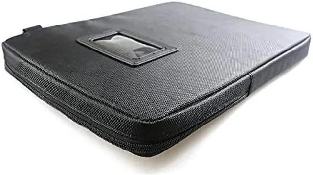 Alt view image 5 of 5 - IBENZER 11 Inch Shockproof Protective carrying Laptop Sleeve Case with shoulder strap Compatible with 11.6 Macbook/DELL/HP/Asus/Acer/Lenovo/Samsung Chromebook, Black LS-BPV-0111BK