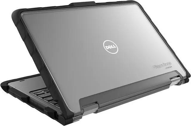 Main image of Gumdrop DropTech Laptop Case Fits Dell Latitude 3190 11 inch 2in1. Designed for K-12 Students, Teachers and Classrooms - Drop Tested, Rugged, Shockproof Bumpers for Reliable Device Protection - Black