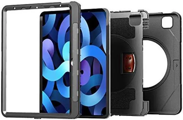 Alt view image 2 of 5 - New Trent New iPad Pro 11 4th Gen 2023, iPad Air 10.9 5th 4th Gen Case, iPad Pro 11 2nd 3rd 4th Gen Case with Pencil Holder Screen Protector Kickstand, Hand Strap iPad Pro 11 inch