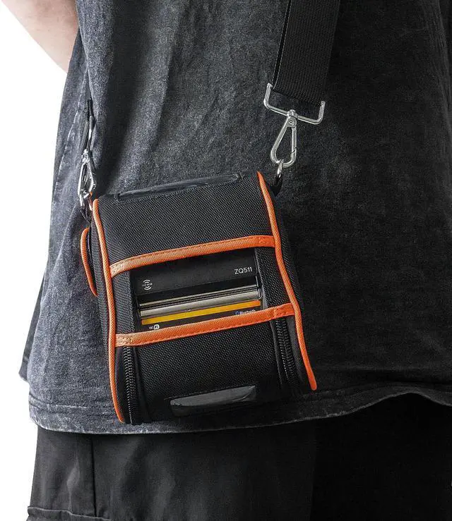 Alt view image 2 of 5 - ACTIVERGE Carrying Case for Zebra ZQ510 ZQ511 Printer, Shoulder Belt Holster for ZQ510 ZQ511 Label Printer