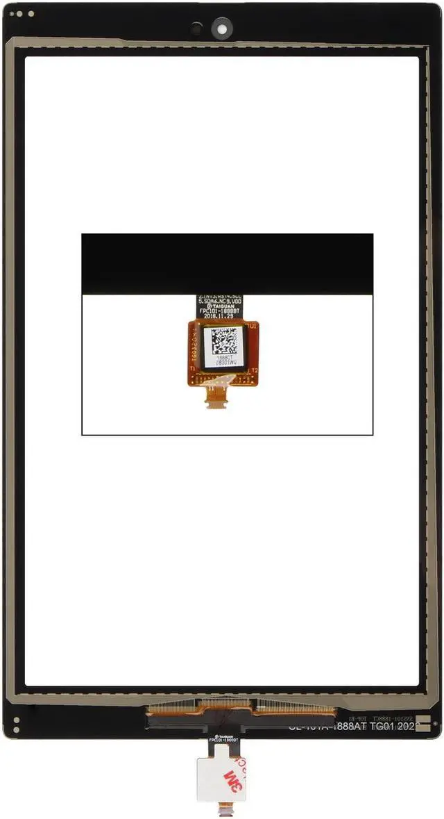 Alt view image 3 of 5 - Screen for  Fire HD 10 HD10 2019 9th M2V3R5 Touch Screen Digitizer Full Outer Glass Panel Lens Replacement with Free Tools (Not Including LCD Display)