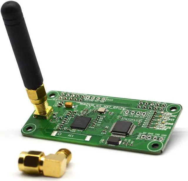 Alt view image 2 of 5 - AURSINC MMDVM Hotspot Board + Antenna Support UHF VHF Support P25 DMR YSF DSTAR NXDN POCSAG for Raspberry Pi-Zero W, Pi 3 (Board)