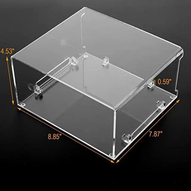 Alt view image 5 of 5 - CaSZLUTION Acrylic Desktop Stand for Apple Mac Studio, Stand Holder Compatible with Mac Studio M1, Mac Mini M1 M2 2010-2023 (Clear)