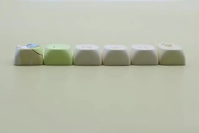 Alt view image 2 of 5 - Cmokifuly MOA Profile Keycaps,Cute Keycaps Rabbit Custom Keycaps 144 Keys,PBT Dye-sub Keycaps for Mechanical Keyboard Full-Size Keycaps Set (Bunny)