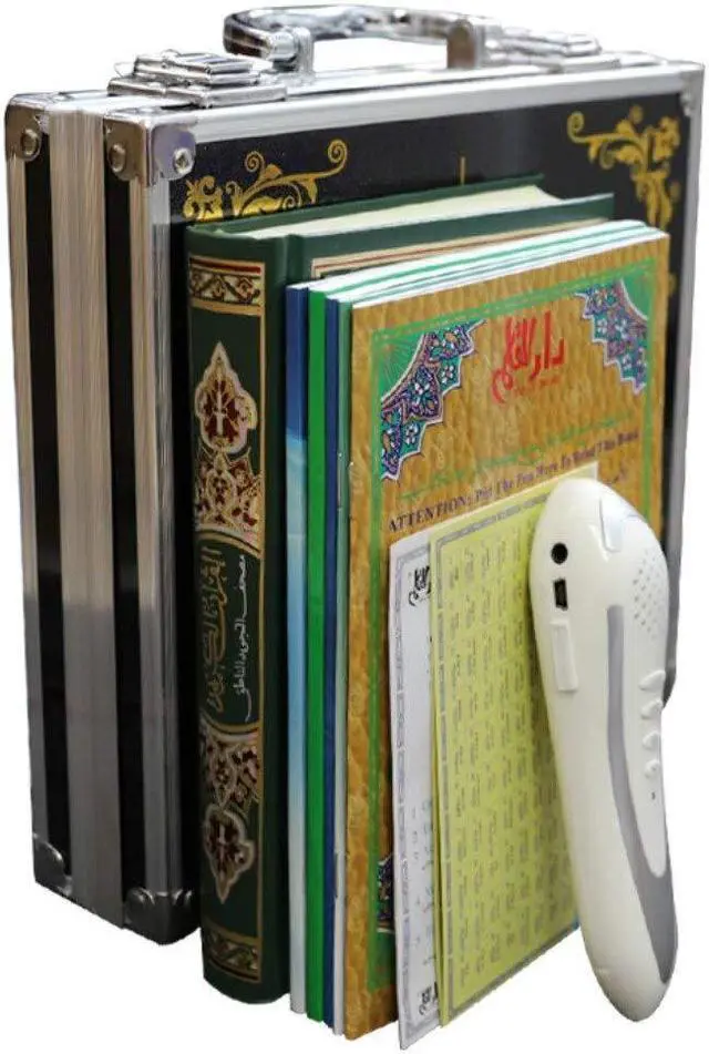 Alt view image 2 of 5 - Digital Qur'an Pen Quran Player Pen Reader 8GB Silver Color Word for Word Tajweed (M9 Normal Size Book)