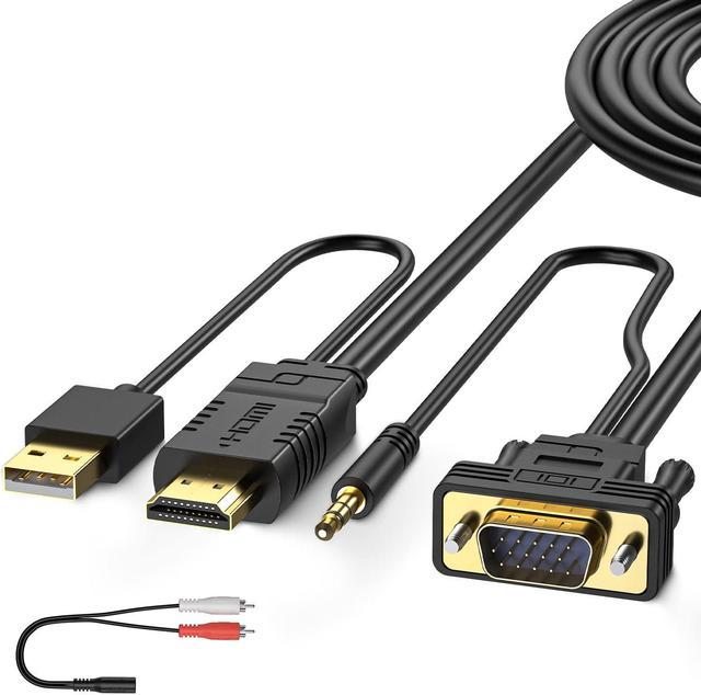 Cable adaptador hdmi shops a vga con audio