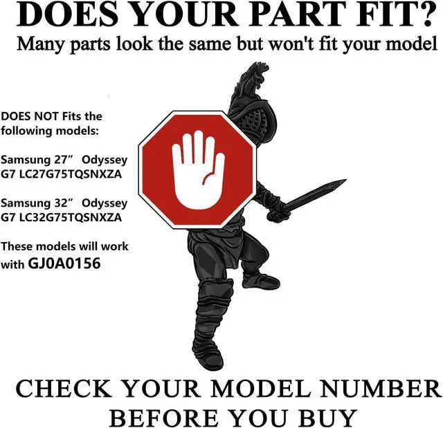 Alt view image 5 of 5 - Gladiator Joe Monitor VESA Adapter Arm/Mount Compatible with Samsung 27" CHG70, Samsung 32" CHG70