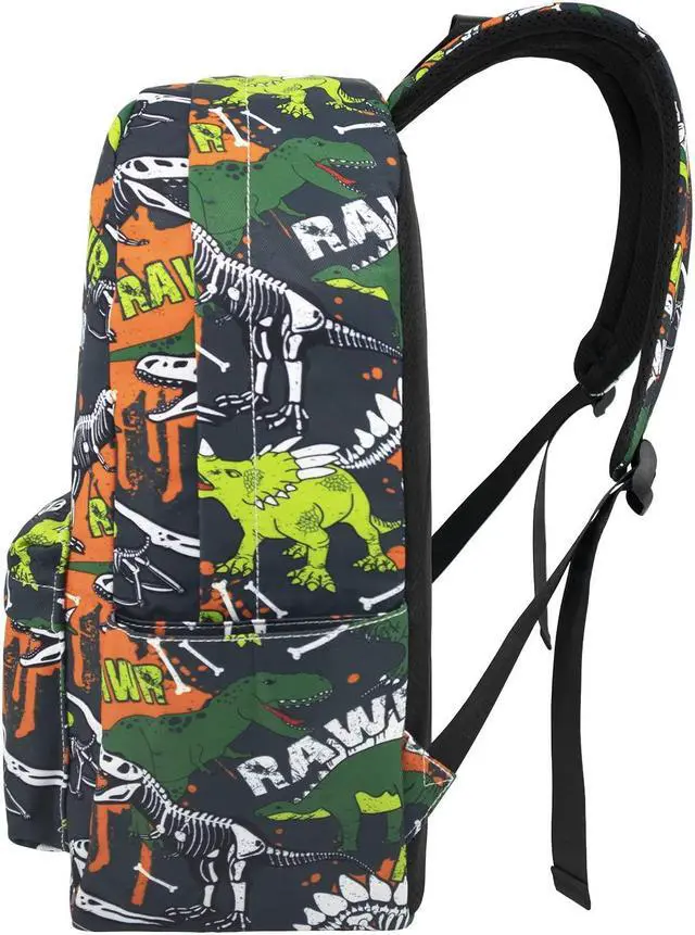 Alt view image 3 of 5 - LI-LOVE Backpack for Middle Elementary High School College Student Bookbags Boys Teens Kids Waterproof Backpacks Dinosaur Book Bag Travel Laptop Back Pack