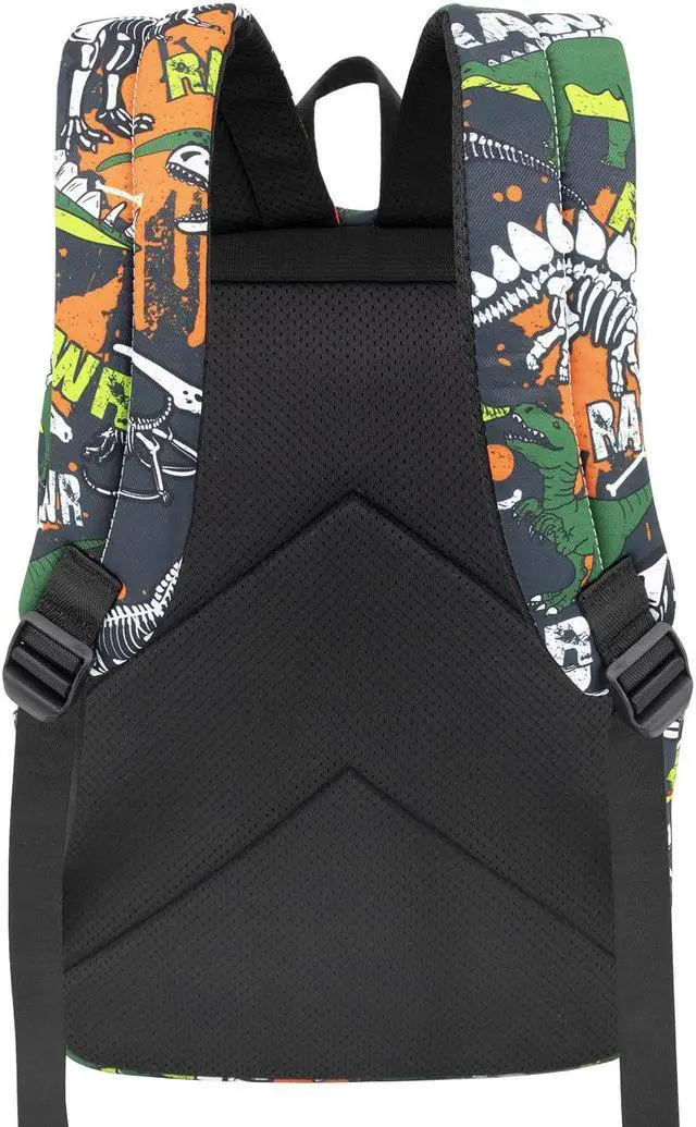 Alt view image 4 of 5 - LI-LOVE Backpack for Middle Elementary High School College Student Bookbags Boys Teens Kids Waterproof Backpacks Dinosaur Book Bag Travel Laptop Back Pack