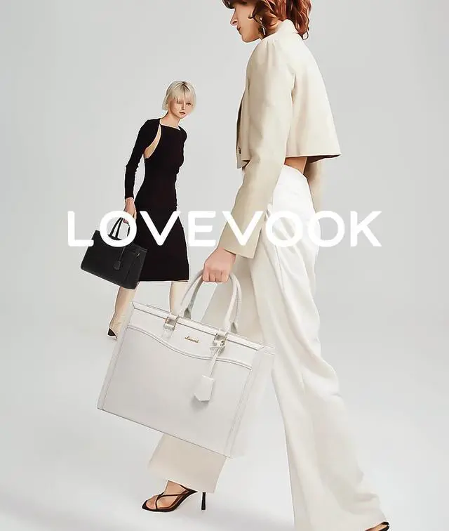 Alt view image 3 of 5 - LOVEVOOK Laptop Tote Bag for Women, Leather Office Work Bag Briefcase fit for 15.6 inch Laptop, Large Teacher Computer Bag Handbag,2pcs Set Leather/Beige