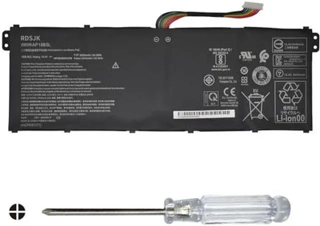 Main image of AP19B5L Laptop Battery for Acer Aspire 5 A514-54 A515-55 A515-43 A515-43-R5RE A515-43-R19L A515-43-DDR4 A515-43G A515-52 A515-52G Swift 3 SF314-42 SP314-21N-R5FR Vero AV15-51 AV15-51-549K 15.4V 54.6Wh