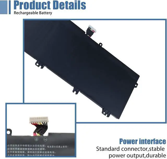 Alt view image 3 of 5 - VANPIR B41N1711 Short-line Laptop Battery 15.2V 64Wh 4240mAh Compatible with Asus FX503VM FX63VD FX63VM GL703GE-ES73 GL703VD-1A ROG Strix GL503 GL503VD GL503VM GL703VD GL703VM ZX63V Series B41Bn95