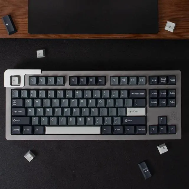 Alt view image 2 of 5 - Apollo Keycaps 172 Keys Double Shot Keycaps Cherry Profile Custom Keyboard Keycaps Set Fit for Mechanical Keyboard Cherry Mx Switches