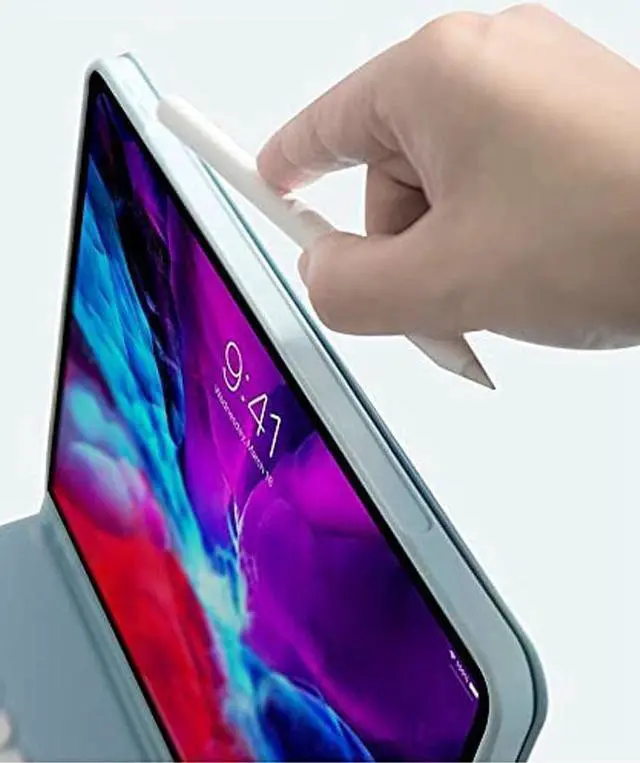 Alt view image 5 of 5 - Keyboard Case for iPad Mini 6 (iPad mini 6th Generation 8.3 Inch),iPad mini 2021 Keyboard wIth Mouse Cute Round Key Detachable Case With Pencil Holder for Women Girly (iPad Mini 6th Gen, Mint Green)