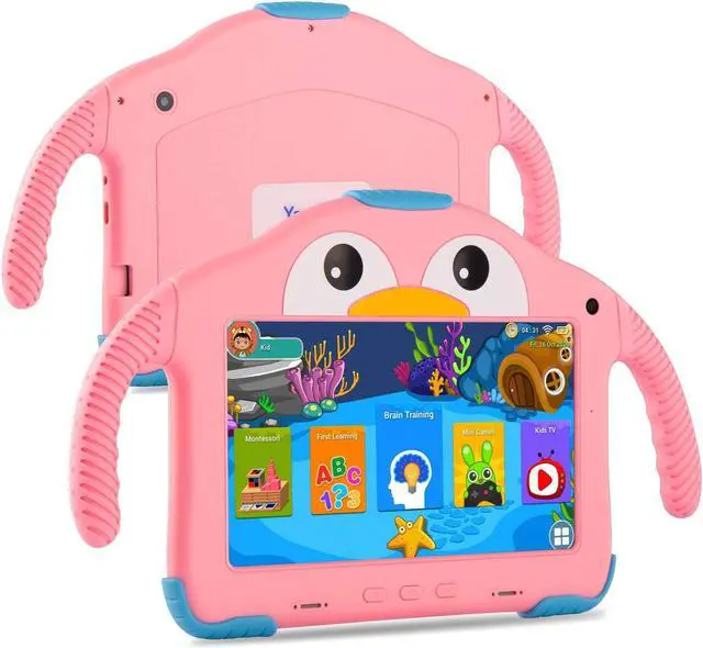 Main image of Kids Tablet 7 inch Tablet for Kids 3-7 Toddler Tablet with Case WiFi Kids Android Tablet for Toddlers Kids Software Installed Kid Tablet for Girls