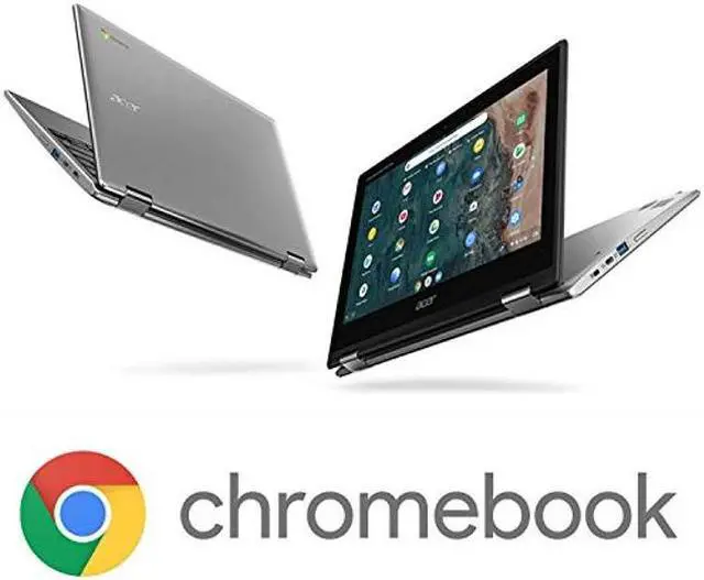 Alt view image 2 of 5 - Acer Chromebook Spin 311 Convertible Laptop | Intel Celeron N4000 | 11.6" HD Touch Corning Gorilla Glass Display | 4GB LPDDR4 | 64GB eMMC | Intel 802.11ac Gigabit WiFi 5 | Chrome OS | CP311-2H-C7QD