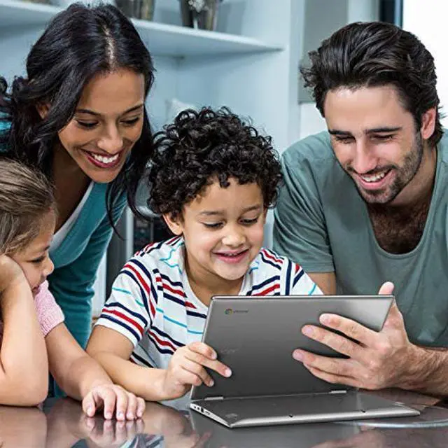 Alt view image 3 of 5 - Acer Chromebook Spin 311 Convertible Laptop | Intel Celeron N4000 | 11.6" HD Touch Corning Gorilla Glass Display | 4GB LPDDR4 | 64GB eMMC | Intel 802.11ac Gigabit WiFi 5 | Chrome OS | CP311-2H-C7QD