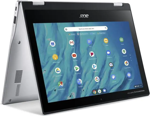Alt view image 5 of 5 - acer Spin 311-2H 11.6" 2-in-1 Touchscreen Chromebook (Intel 4-Core Celeron N4000, 64GB eMMC, 4GB RAM, Stylus, Webcam, IPS) Flip Convertible Home & Education Laptop, IST Computers Pen, Chrome OS