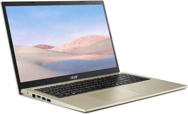 Alt view image 3 of 5 - Acer Aspire Thin and Light Laptop, 15.6" FHD Display, Intel Celeron Dual-Core N4500 Processor, 8GB RAM, 256GB SSD, Webcam, WiFi, HDMI, Bluetooth, Windows 11, Safari Gold + One Year Office365