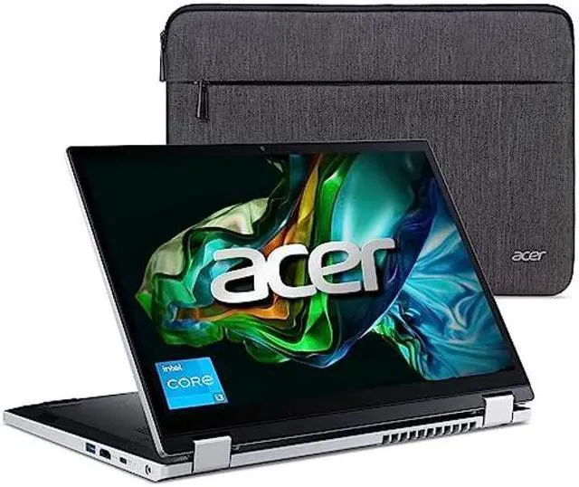 Main image of Acer Aspire 3 Spin 14 Convertible Laptop | 14" 1920 x 1200 IPS Touch Display | Intel Core i3-N305 | Intel UHD Graphics | 8GB LPDDR5 | 128GB SSD | Wi-Fi 6 | Windows 11 Home in S mode | A3SP14-31PT-37NV