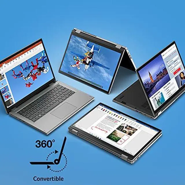 Alt view image 2 of 4 - Acer Aspire 3 Spin 14 Convertible Laptop | 14" 1920 x 1200 IPS Touch Display | Intel Core i3-N305 | Intel UHD Graphics | 8GB LPDDR5 | 128GB SSD | Wi-Fi 6 | Windows 11 Home in S mode | A3SP14-31PT-37NV