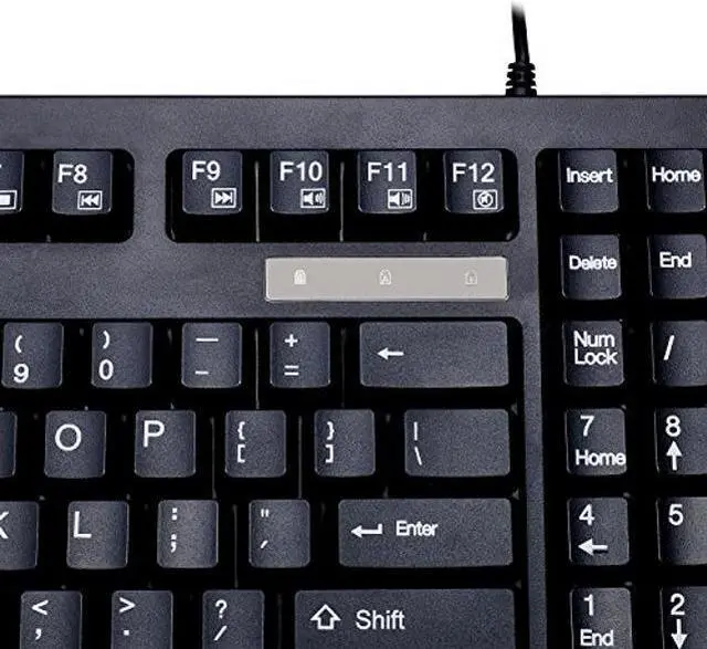 Alt view image 4 of 4 - Adesso AKB-425UB - Easytouch Rackmount USB Touchpad Keyboard, Black
