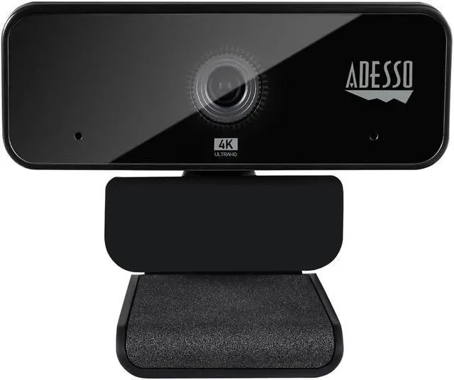 Main image of Adesso Cybertrack H6 4K Ultra HD USB Webcam with Built-in Dual Microphone & Privacy Shutter Cover, Black