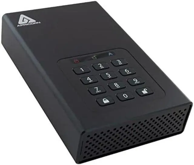 Main image of Apricorn 4TB Aegis Padlock DT 256-bit Encryption USB 3 Hard Drive (ADT-3PL256-4000)