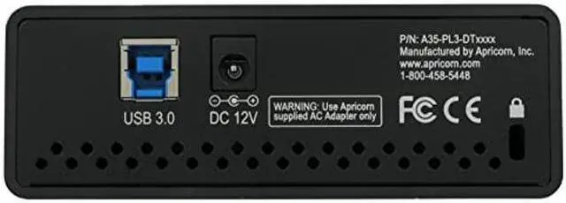 Alt view image 5 of 5 - Apricorn 4TB Aegis Padlock DT 256-bit Encryption USB 3 Hard Drive (ADT-3PL256-4000)