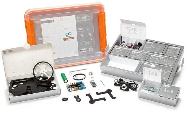 Main image of Arduino Engineering Kit REV2 [AKX00022]  Advanced Hands-On Learning Kit for Engineering, Robotics, and Automation with Full Curriculum and Real-World Projects