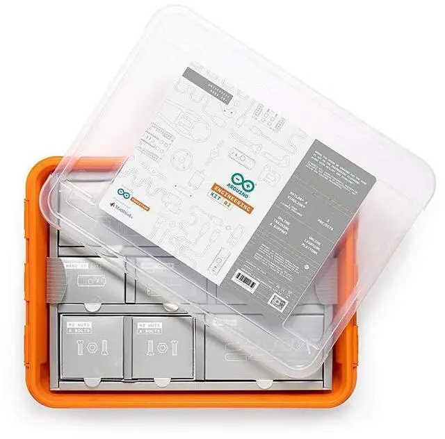 Alt view image 3 of 5 - Arduino Engineering Kit REV2 [AKX00022]  Advanced Hands-On Learning Kit for Engineering, Robotics, and Automation with Full Curriculum and Real-World Projects