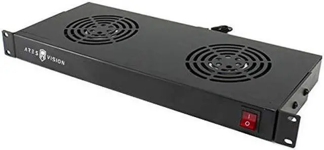 Main image of Ares Vision Dual 1U Cooling Air Circulating Fans for 19'' Wide Standard Server Cabinet/Rack (Dual Fans)