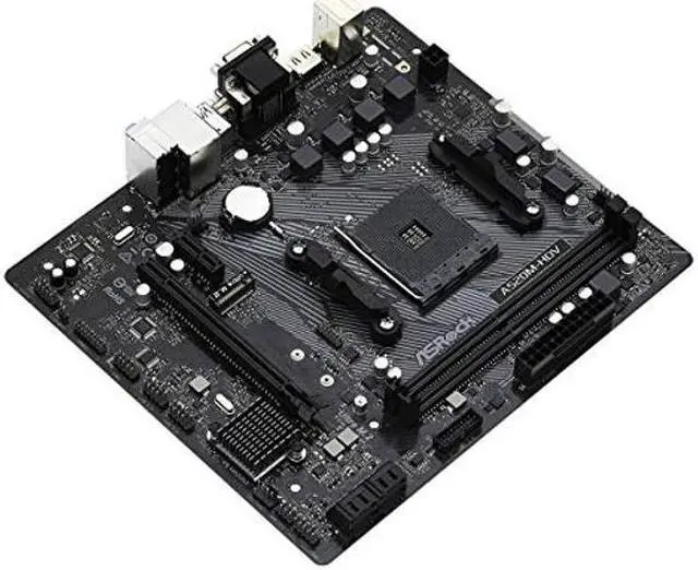 Alt view image 3 of 5 - ASRock A520M-HDV Supports AMD AM4 Socket Ryzen(tm) 3000, 4000 G-Series and 5000 and 5000 G-Series Desktop Processors Motherboard, 32 GB memory storage