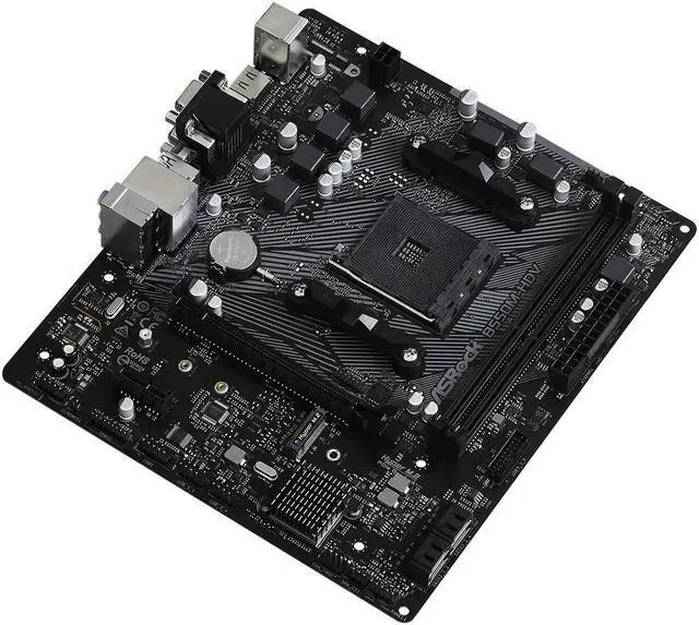 Alt view image 3 of 5 - ASRock B550M-HDV Supports 3rd Gen AMD AM4 Ryzen(tm) / Future AMD Ryzen(tm) Processors Motherboard