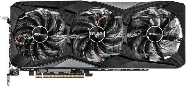 Alt view image 2 of 5 - ASRock AMD Radeon RX 6750 XT Challenger Pro 12GB OC GDDR6 192-bit 0dB Silent Cooling Graphics Card 7680 x 4320 DisplayPort HDMI Overclocked 18 Gbps