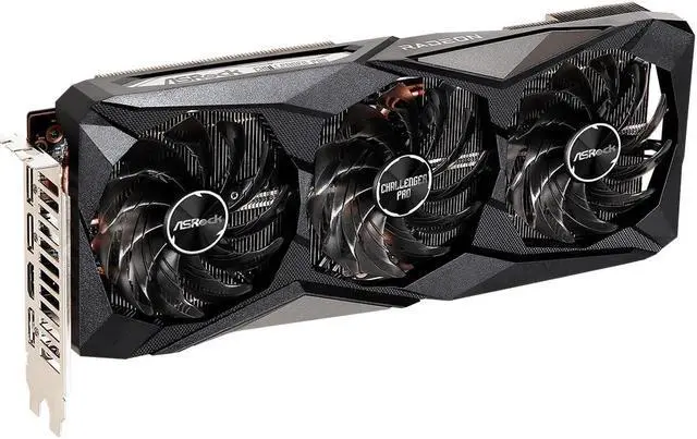 Alt view image 4 of 5 - ASRock AMD Radeon RX 6750 XT Challenger Pro 12GB OC GDDR6 192-bit 0dB Silent Cooling Graphics Card 7680 x 4320 DisplayPort HDMI Overclocked 18 Gbps