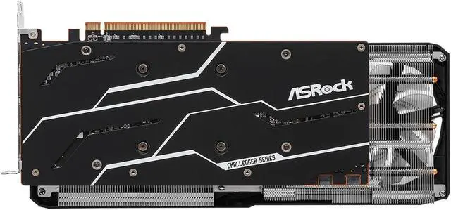Alt view image 5 of 5 - ASRock AMD Radeon RX 6750 XT Challenger Pro 12GB OC GDDR6 192-bit 0dB Silent Cooling Graphics Card 7680 x 4320 DisplayPort HDMI Overclocked 18 Gbps