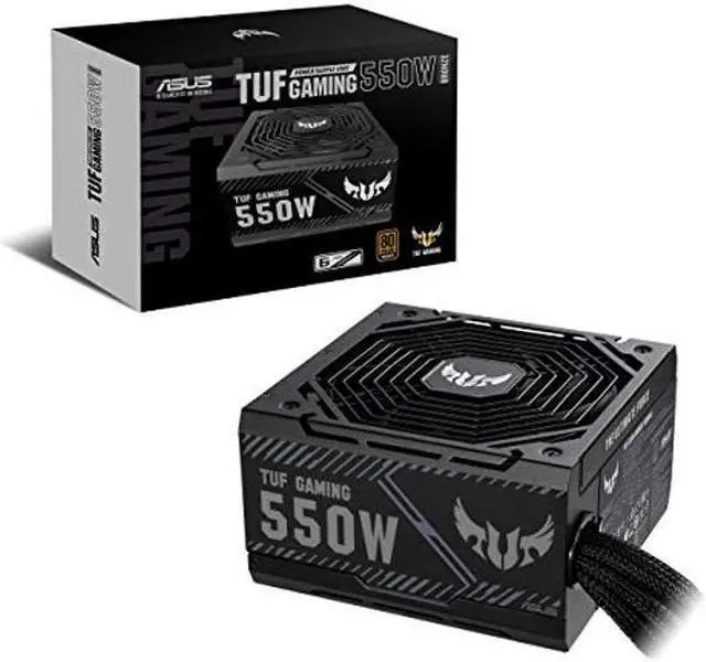 Main image of ASUS TUF GAMING 550W Bronze PSU, Power Supply(Axial-tech fan design, Dual Ball Fan Bearings, 0dB Technology, 80 PLUS Bronze Certification, 80cm 8-pin CPU Connector, 6-year Warranty)