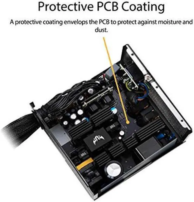 Alt view image 3 of 5 - ASUS TUF GAMING 550W Bronze PSU, Power Supply(Axial-tech fan design, Dual Ball Fan Bearings, 0dB Technology, 80 PLUS Bronze Certification, 80cm 8-pin CPU Connector, 6-year Warranty)