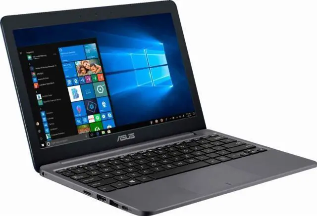 Alt view image 2 of 5 - Asus Vivobook E203MA Thin and Lightweight 11.6" HD Laptop, Intel Celeron N4000 Processor, 4GB RAM, 64GB eMMC Storage, 802.11AC Wi-Fi, HDMI, USB-C, Win 10
