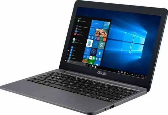 Alt view image 3 of 5 - Asus Vivobook E203MA Thin and Lightweight 11.6" HD Laptop, Intel Celeron N4000 Processor, 4GB RAM, 64GB eMMC Storage, 802.11AC Wi-Fi, HDMI, USB-C, Win 10