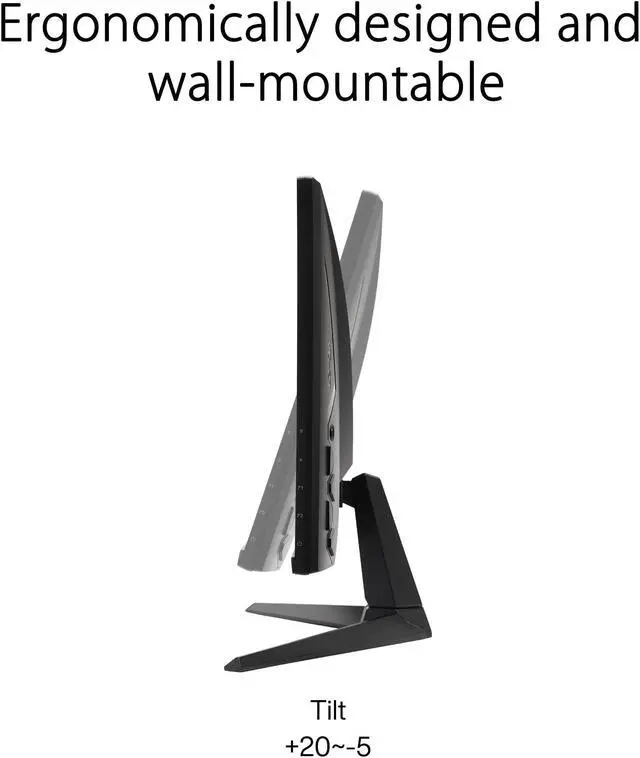 Alt view image 5 of 5 - ASUS TUF Gaming 27" 1440P Monitor (VG27AQA1A) - QHD (2560 x 1440), 170Hz (Supports 144Hz), 1ms, Extreme Low Motion Blur, Freesync Premium, Eye Care, HDMI, DisplayPort, Shadow Boost, Speakers, HDR