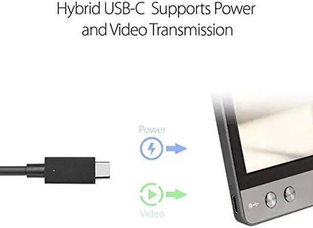 Alt view image 5 of 5 - ASUS ZenScreen MB14AC 14" Portable USB Monitor, 1080P Full HD, IPS, USB Type-C, Eye Care, Anti-glare surface, External Screen for Laptop, Hybrid Signal Solution, 3-Year Warranty , GRAY