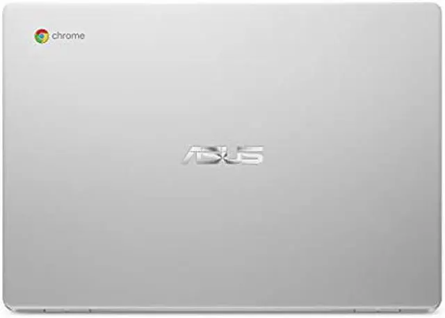Alt view image 2 of 5 - ASUS Chromebook C423, 14.0" FHD NanoEdge-display with 180 Degree-Hinge, Intel Celeron N3350-Processor, 4GB-RAM, 32GB eMMC Storage, Zero-Touch Enrollment, Chrome OS, Silver, C423NA-DB42F