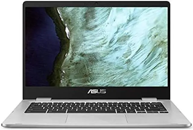 Main image of ASUS Chromebook C423, 14.0" FHD NanoEdge-display with 180 Degree-Hinge, Intel Celeron N3350-Processor, 4GB-RAM, 32GB eMMC Storage, Zero-Touch Enrollment, Chrome OS, Silver, C423NA-DB42F