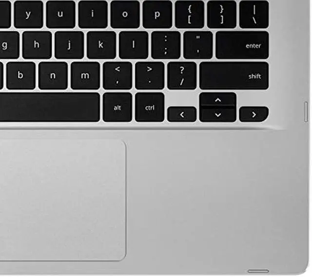 Alt view image 4 of 5 - ASUS Chromebook C423, 14.0" FHD NanoEdge-display with 180 Degree-Hinge, Intel Celeron N3350-Processor, 4GB-RAM, 32GB eMMC Storage, Zero-Touch Enrollment, Chrome OS, Silver, C423NA-DB42F