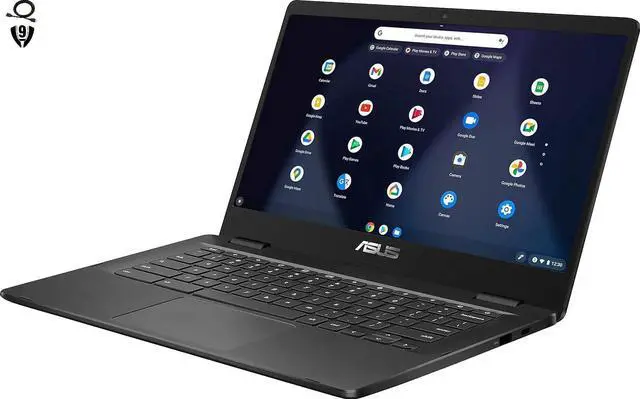Alt view image 2 of 5 - ASUS 180-Degree Swivel Chromebook, 14" HD Display, Intel Celeron N3350 2 Core Processor, 4GB RAM, 32GB eMMC SSD, Intel HD Graphics 500, Webcam, WiFi, Bluetooth, Chrome OS, Grey